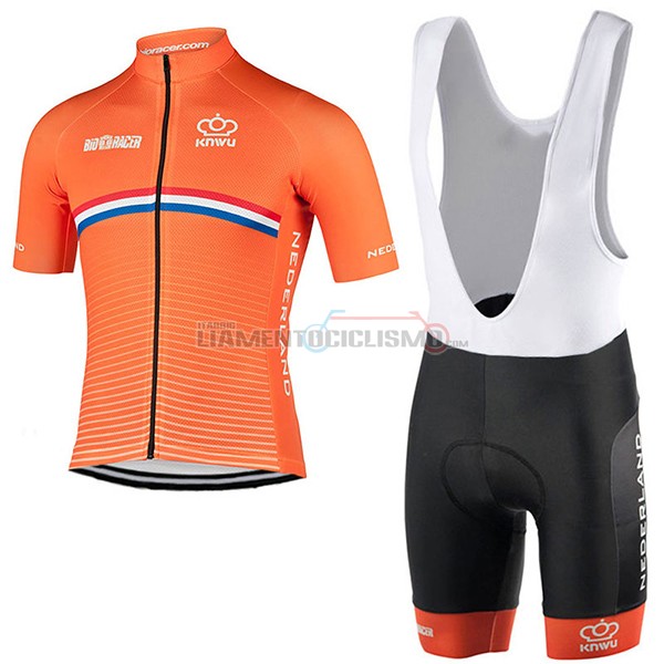 Abbigliamento Ciclismo Paesi Bassi 2017 arancione